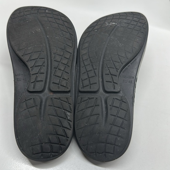Oofos ooahhh Sandal Slides Slip On Orthopedic Shoes Black Men's Size 12 - Picture 6 of 8